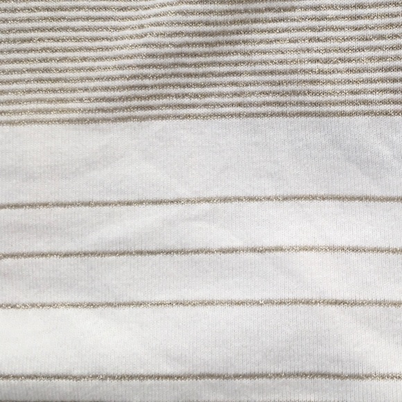 Calvin Klein Gold White Stripe Cardigan, Size M - Picture 4 of 4